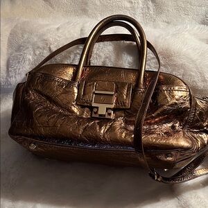Metallic Gold Lanvin Handbag
